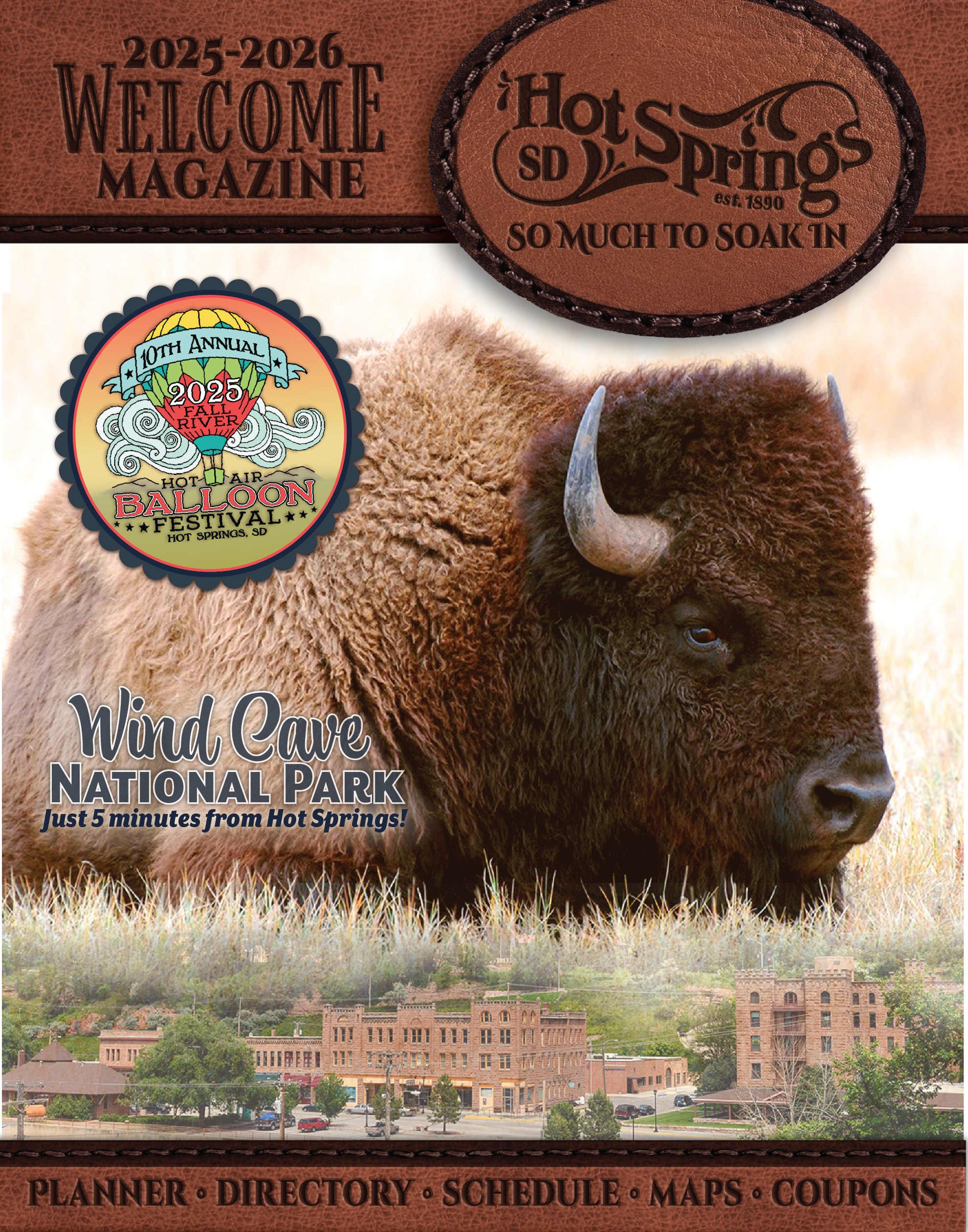 Hot Springs Welcome Magazine Cover